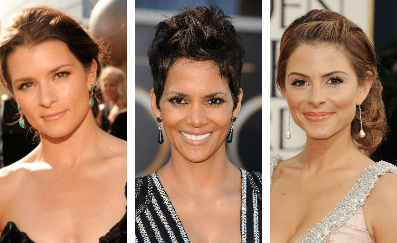 Danica Patrick and Halle Berry wearing custom earrings from Adeler Jewelers