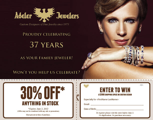 Adeler Jewelers 37 year anniversary in Great Falls, VA