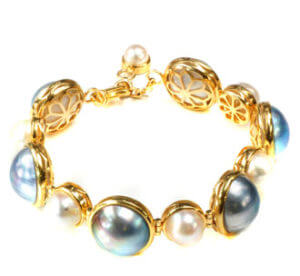 custom gold birthstone bracelet 