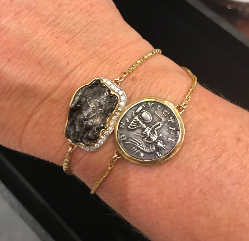 jorge adeler ancient coin bracelet