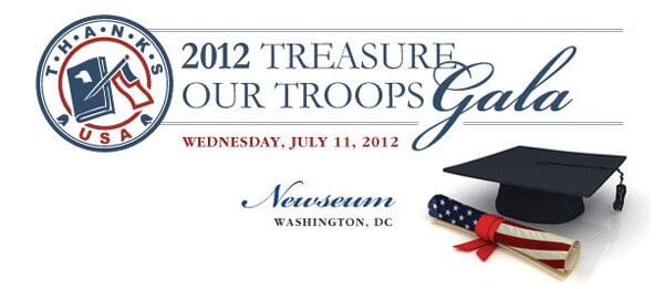Image of the 2012 Treasure Our Troops ThanksUSA Gala July 11th in DC
