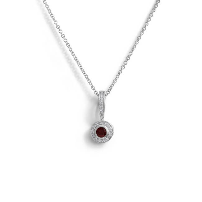 Ruby and Diamond 18K Enhancer