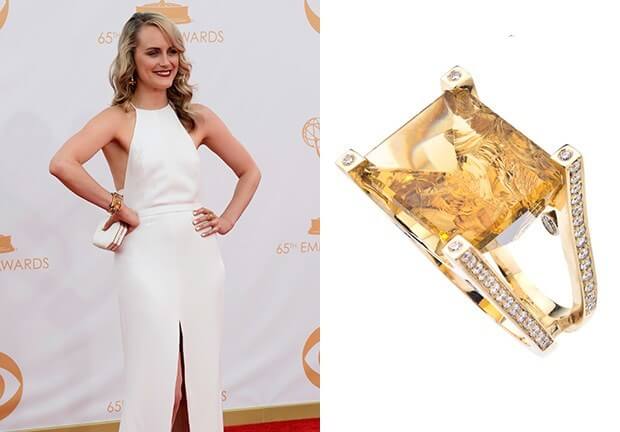taylor schilling at the emmys wearing a jorge adeler ring