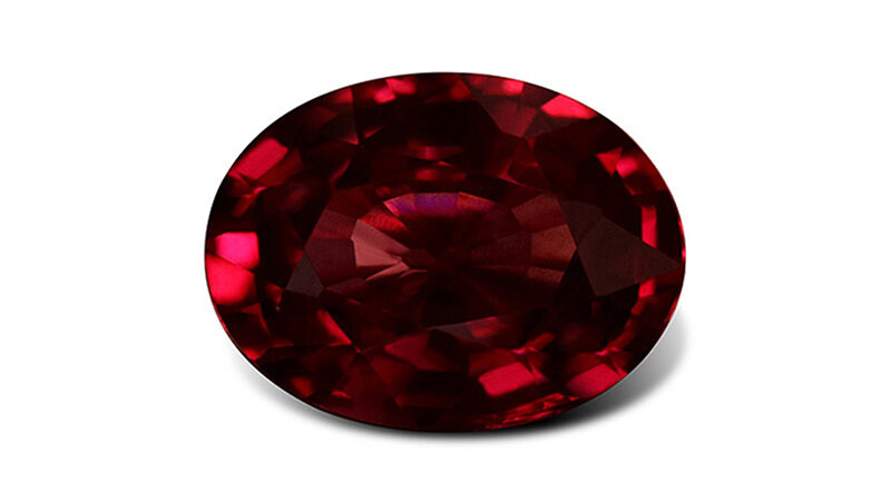 The January birthstone garnet