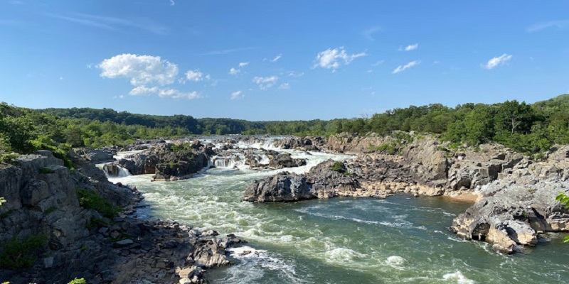 Picture of great falls park, beautiful scenery and another great place to propose.