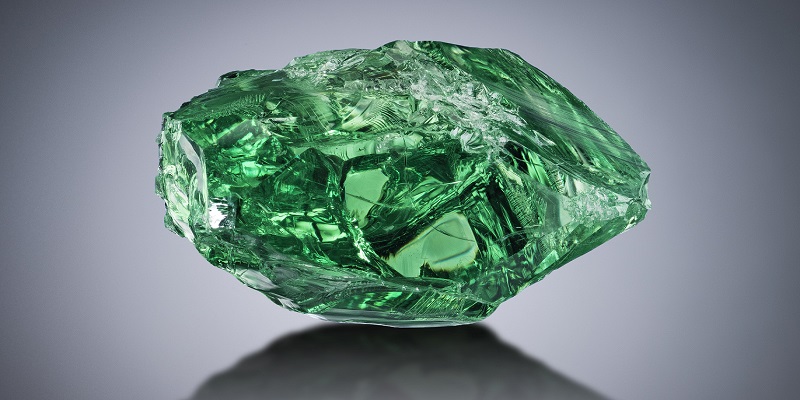 283 Carat Tsavorite found is Merelani an area in northern Tanzania.