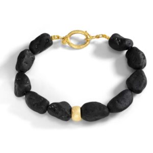 Black Tourmaline Bead Bracelet