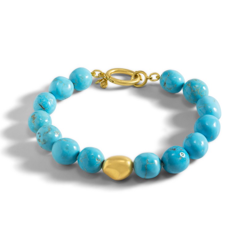 Turquoise Bead Bracelet