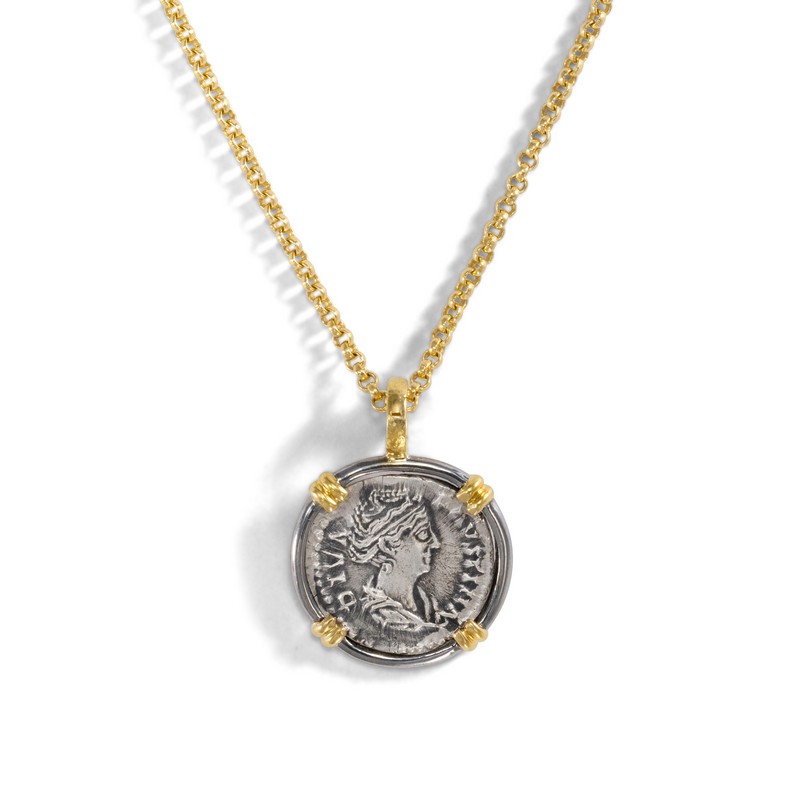 Antoninus Pius Coin Pendant