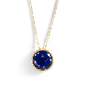 Lapis Cabochon Necklace