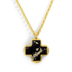 Pyritized Slate Cross Enhancer