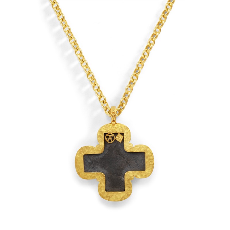 Pyritized Slate Cross Enhancer