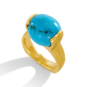 Turquoise Nugget Ring